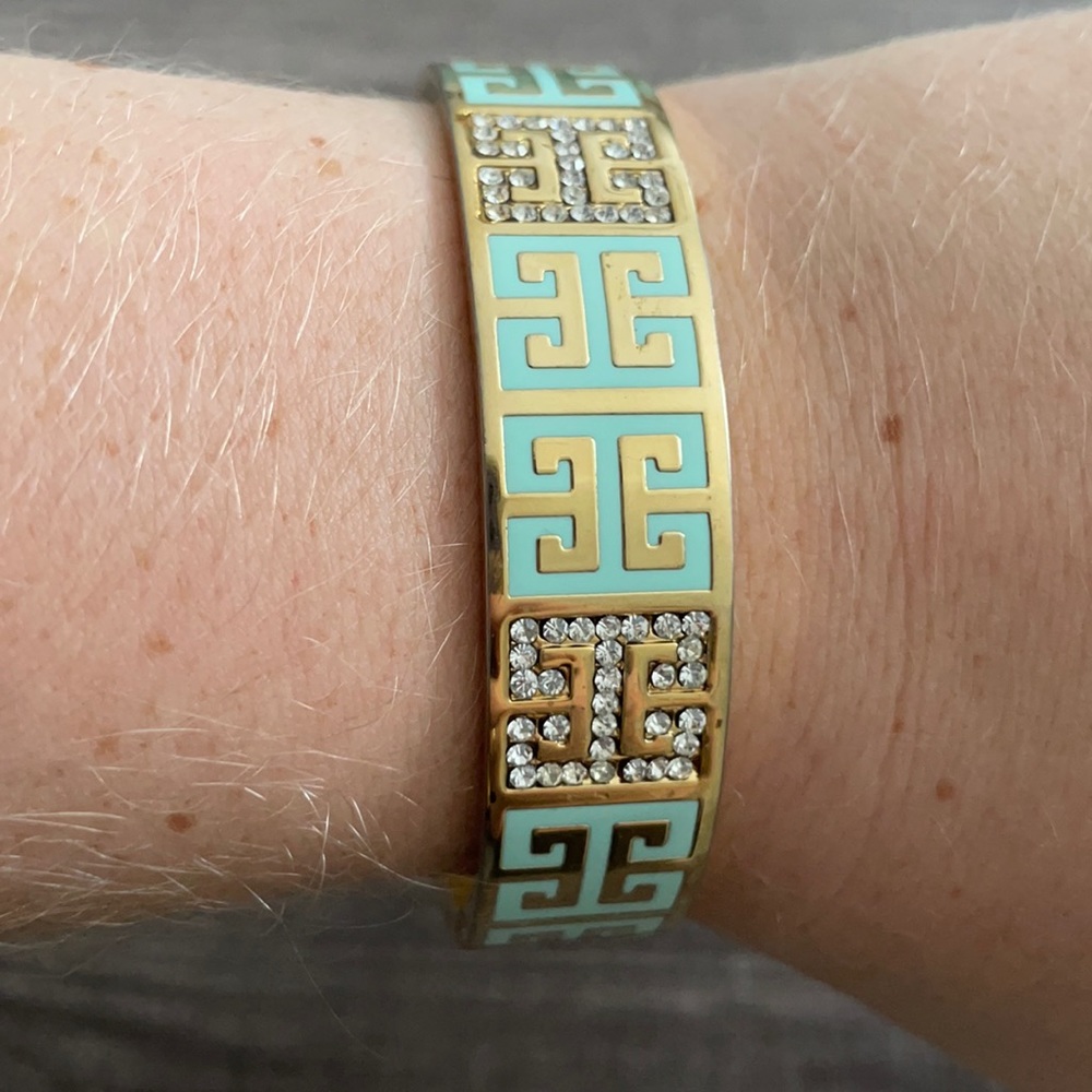 Spartina Aqua and Gold Bracelet
